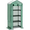 4 Tier Mini Small Greenhouse Green