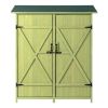 Fir Wood Shed Garden Storage Shed Green