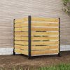55"x38.5"W (2 Panels) Cedar Wood Privacy Screen, Outdoor Privacy Walls, Privacy Wood Fence for Pool Equipment Enclosure, Trash Can Enclosures