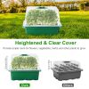5Packs Seed Starter Tray With Grow Light Humidity Dome Germination Kit with 5-Level Brightness 4 Timers for Indoor Greenhouse