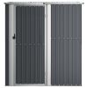 Garden Shed Anthracite 71.1"x38.2"x82.5" Galvanized Steel