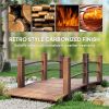 Wooden Garden Bridge Arc Footbridge ( Amazon Shipping)(Prohibited by WalMart)