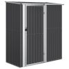 Garden Shed Anthracite 71.1"x38.2"x82.5" Galvanized Steel