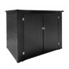 Outdoor Storage Shed, Outdoor Storage Cabinet, Lockable Outdoor Storage Box for Garbage Cans, Lawn Mower and Tools