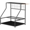 3-Tier Garden Tool Organizer with Hooks