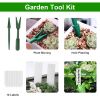 5Packs Seed Starter Tray With Grow Light Humidity Dome Germination Kit with 5-Level Brightness 4 Timers for Indoor Greenhouse