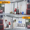 Metal garden hose rack, wall-mounted storage rack, water pipe storage hanger, household hanging decorative garden hose rack
