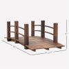 Wooden Garden Bridge Arc Footbridge ( Amazon Shipping)(Prohibited by WalMart)