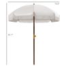 Outdoor beach umbrella / Sun Umbrella (Swiship-Ship)(Prohibited by WalMart)