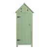 Fir wood Arrow Shed with Single Door Wooden Garden Shed Wooden Lockers