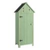 Fir wood Arrow Shed with Single Door Wooden Garden Shed Wooden Lockers