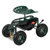 75*45*47cm Iron Short Handle Garden Seat Car