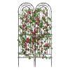 2 Pack 16" x 61" Rustproof Iron Garden Trellis