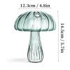 7 Style Mushroom Glass Vase Creative Hydroponics Vases Aromatherapy Bottle Desktop Crafts Ornament Living Room Home Office Decor