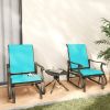 Outdoor dining table and chair