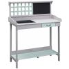 Garden Work Bench, Open Shelf Storage