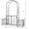 Metal Garden Arch ( Amazon Shipping)(Prohibited by WalMart)