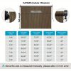 Outdoor Sun Shade Screen for Patio Gazebo Porch Cordless Roll Up Design UV Protection Roller Blind for Deck Balcony Backyard Garden Pergola Privacy Su
