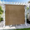 Outdoor Sun Shade Screen for Patio Gazebo Porch Cordless Roll Up Design UV Protection Roller Blind for Deck Balcony Backyard Garden Pergola Privacy Su