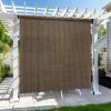 Outdoor Sun Shade Screen for Patio Gazebo Porch Cordless Roll Up Design UV Protection Roller Blind for Deck Balcony Backyard Garden Pergola Privacy Su